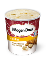 Produktbild Häagen-Dazs Macadamia Nut Brittle